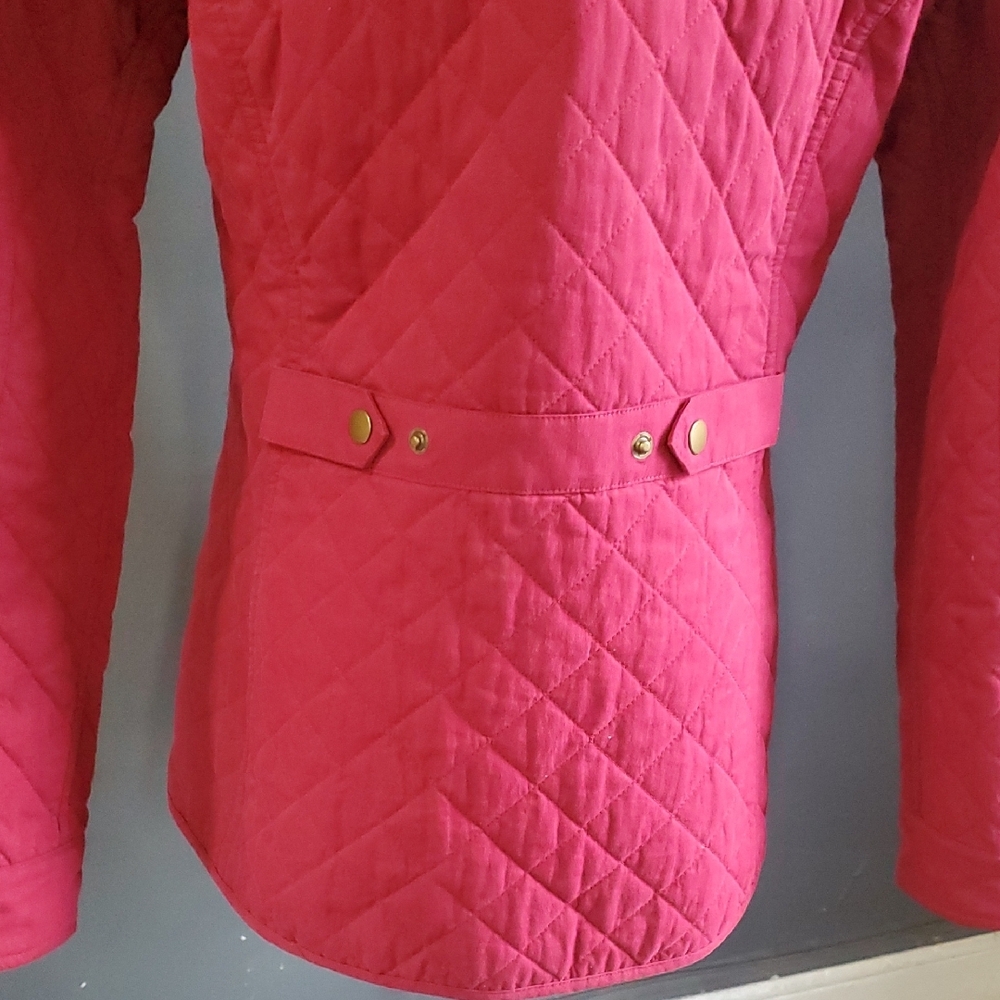 Duluth Trading Co Women's Quilted Utility Barn Jacket - Deep Pink - Picture 8 of 16